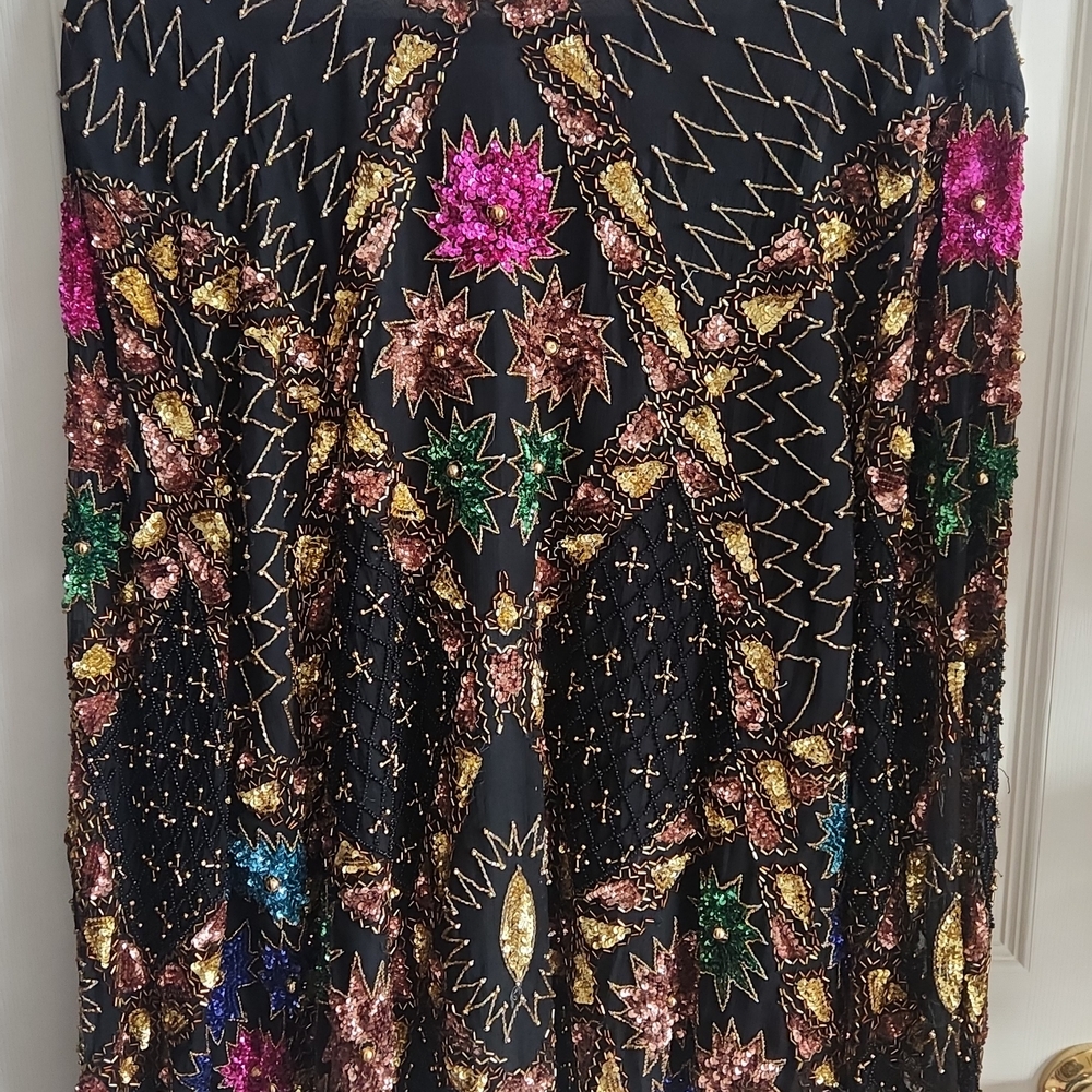 Colorful Embellished Skirt